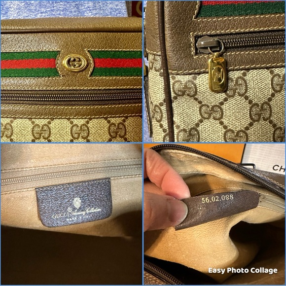 ✅FINAL SALE! Authentic Gucci Sherry GG PVC Leather Crossbody Bag - Picture 4 of 12